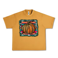 Peanut Butter leopard pumpkin with serape background Urban Heavy Tee - RanaPortraitStore
