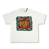 Pistachio leopard pumpkin with serape background Urban Heavy Tee - RanaPortraitStore