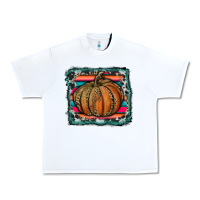 White leopard pumpkin with serape background Urban Heavy Tee - RanaPortraitStore