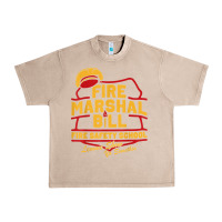 French Oak fire marshal bill fire safety school funny firefighter t shirt Urban Heavy Tee - PixelFlow