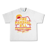 Lunar Rock fire marshal bill fire safety school funny firefighter t shirt Urban Heavy Tee - PixelFlow