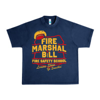 Navy fire marshal bill fire safety school funny firefighter t shirt Urban Heavy Tee - PixelFlow