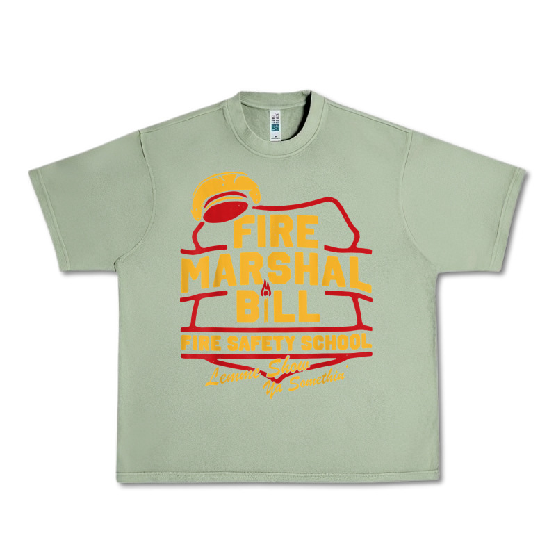 Fire Marshal Bill Fire Safety School Funny Firefighter T Shirt Urban Heavy Tee by PixelFlow | Teevron