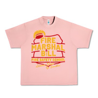 Salmon fire marshal bill fire safety school funny firefighter t shirt Urban Heavy Tee - PixelFlow