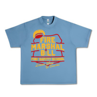 Pebble Blue fire marshal bill fire safety school funny firefighter t shirt Urban Heavy Tee - PixelFlow