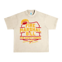 Sandshell fire marshal bill fire safety school funny firefighter t shirt Urban Heavy Tee - PixelFlow