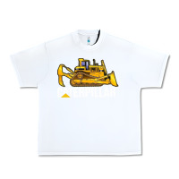 White bulldozercat 2 Urban Heavy Tee - PixelFlow