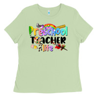 Matcha Preschool Teacher Life Ladies Tee - LillyAllenDesigns