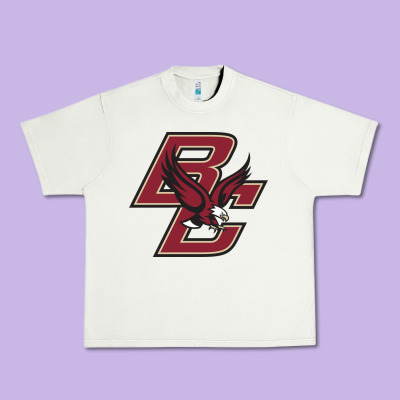 Boston College Eagl3s Urban Heavy Tee Designed By Snappyart