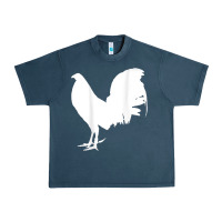Midnight Navy game fowl gallegos, rooster, chicken t shirt Urban Heavy Tee - PixelFlow