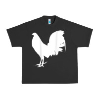 Pigment Black game fowl gallegos, rooster, chicken t shirt Urban Heavy Tee - PixelFlow