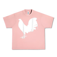 Salmon game fowl gallegos, rooster, chicken t shirt Urban Heavy Tee - PixelFlow