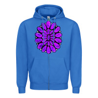 True Royal purple gemstone jewelny Zipper Hoodie - RanaPortraitStore