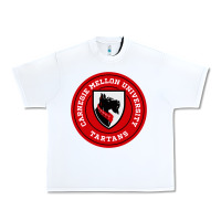 White carnegie mellon tartans Urban Heavy Tee - SnappyArt
