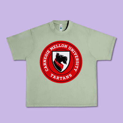 Carnegie Mellon Tartans Urban Heavy Tee Designed By Snappyart