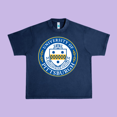 The-university-of-pittsburgh Urban Heavy Tee Designed By Snappyart
