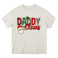Cream Western Daddy Claus Heavy Core Tee - BundleAndBundleShop