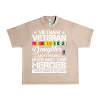 French Oak VietNam Veteran daughter Most People Never Meet Their Heroes Urban Heavy Tee - SnappyArt