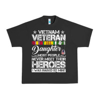Pigment Black VietNam Veteran daughter Most People Never Meet Their Heroes Urban Heavy Tee - SnappyArt