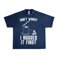 Navy lumberjack don't worry i hugged it first lumberjack wood cutter logger Urban Heavy Tee - SnappyArt