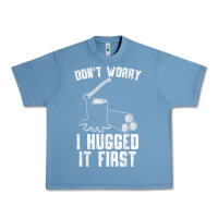 Pebble Blue lumberjack don't worry i hugged it first lumberjack wood cutter logger Urban Heavy Tee - SnappyArt