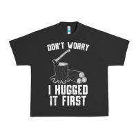 Pigment Black lumberjack don't worry i hugged it first lumberjack wood cutter logger Urban Heavy Tee - SnappyArt