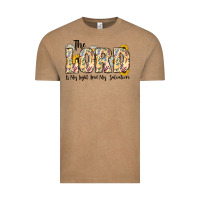 Vintage Coffee the lord is my light and my salvation Vintage Tee - CowhideDigitalArt