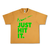 Peanut Butter Just Hit It Cannabis Weed Vintage Retro Design for Weed Lover Urban Heavy Tee - SnappyArt