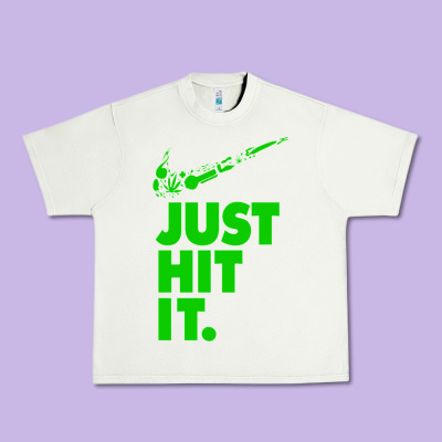 Just Hit It Cannabis Weed Vintage Retro Design For Weed Lover Urban Heavy Tee Designed By Snappyart