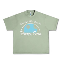 Oil Green when you wish upon a death star Urban Heavy Tee - SnappyArt