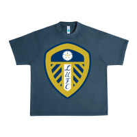 Midnight Navy leeds-fc Urban Heavy Tee - SnappyArt