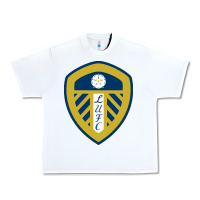 White leeds-fc Urban Heavy Tee - SnappyArt