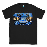 Black Back the blue Classic Tee - FaDigitalArtStudio