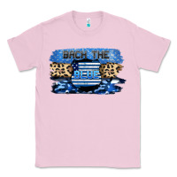 Bubblegum Pink Back the blue Classic Tee - FaDigitalArtStudio