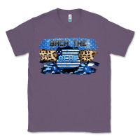 Lavender Back the blue Classic Tee - FaDigitalArtStudio