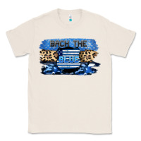 Natural Back the blue Classic Tee - FaDigitalArtStudio