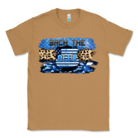 Toasted Coconut Back the blue Classic Tee - FaDigitalArtStudio