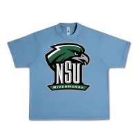 Pebble Blue northeastern state riverhawks Urban Heavy Tee - SnappyArt