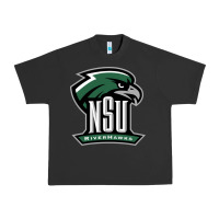 Pigment Black northeastern state riverhawks Urban Heavy Tee - SnappyArt