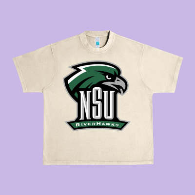 Northeastern State Riverhawks Urban Heavy Tee Designed By Snappyart