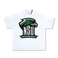 White northeastern state riverhawks Urban Heavy Tee - SnappyArt