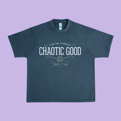 Chaotic Good Essential  Copy Urban Heavy Tee Designed By Snappyart