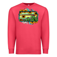 Cardinal Kansas map sunflower catus serape Premium Sweatshirt - RanaPortraitStore