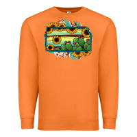 Carrot Kansas map sunflower catus serape Premium Sweatshirt - RanaPortraitStore