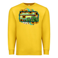 Lemon Kansas map sunflower catus serape Premium Sweatshirt - RanaPortraitStore