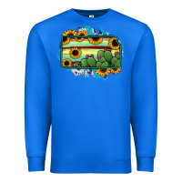 True Royal Kansas map sunflower catus serape Premium Sweatshirt - RanaPortraitStore
