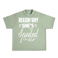 Oil Green the reason she is spoiled couples matching set valentines t shirt Urban Heavy Tee - SnappyArt