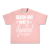 Salmon the reason she is spoiled couples matching set valentines t shirt Urban Heavy Tee - SnappyArt