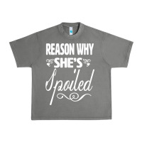 Tornado the reason she is spoiled couples matching set valentines t shirt Urban Heavy Tee - SnappyArt