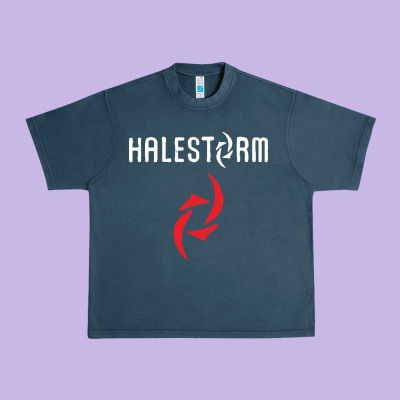 Halestorm Black Urban Heavy Tee Designed By Snappyart